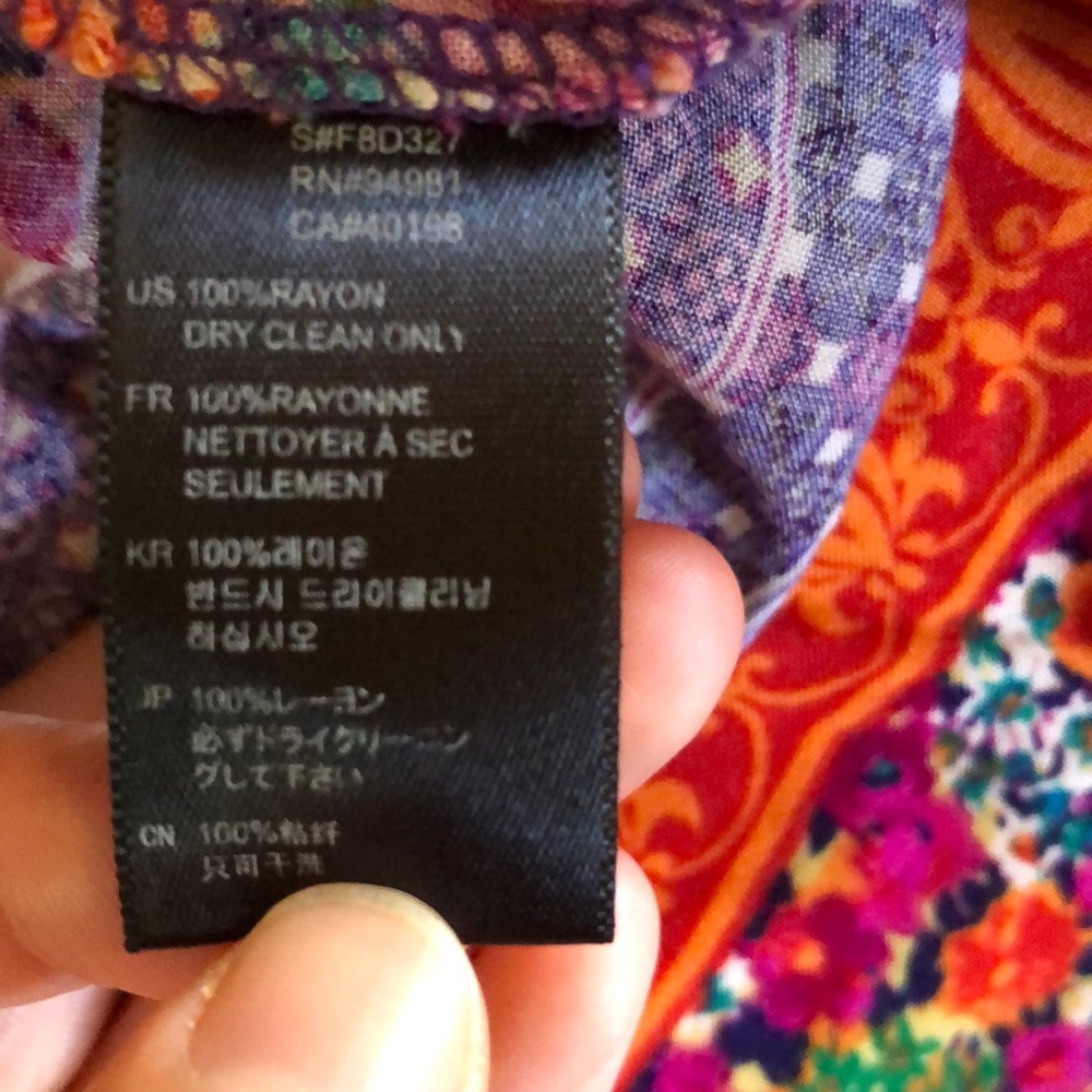 Halter Floral Sun Dress forever 21  multi pattern - Picture 6 of 7